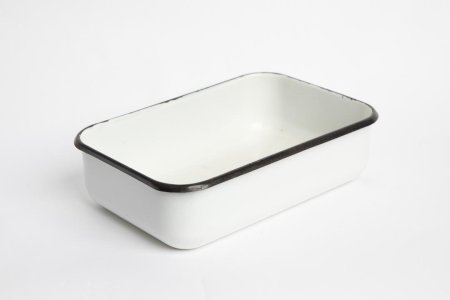 Rectangular Deep Dish in Enamel Small 